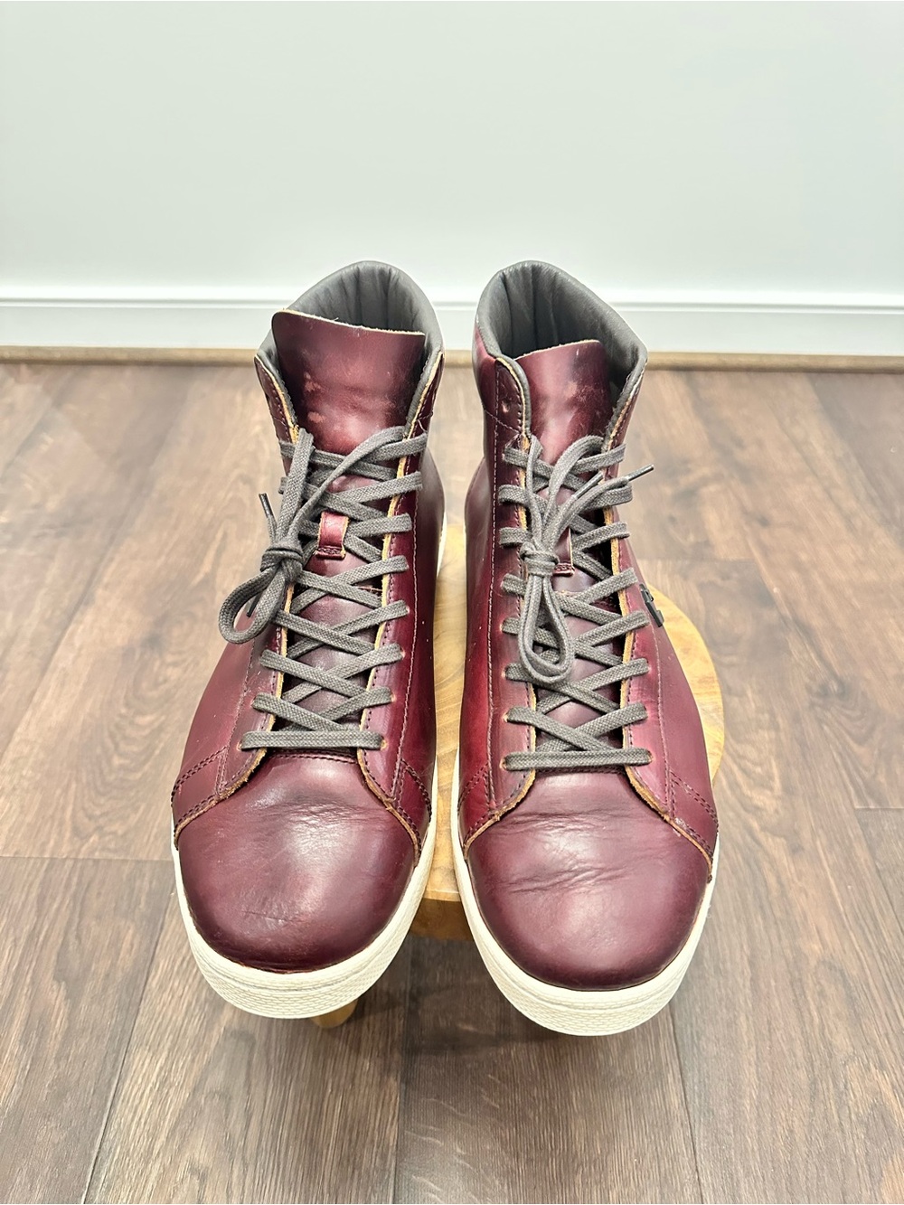 Horween Leather Co. x Converse Pro Burgundy Sneakers, Men’s 11.5, Women’s 13